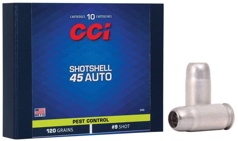 CCI 45 Auto Shotshell, 9 Shot, 10rd
