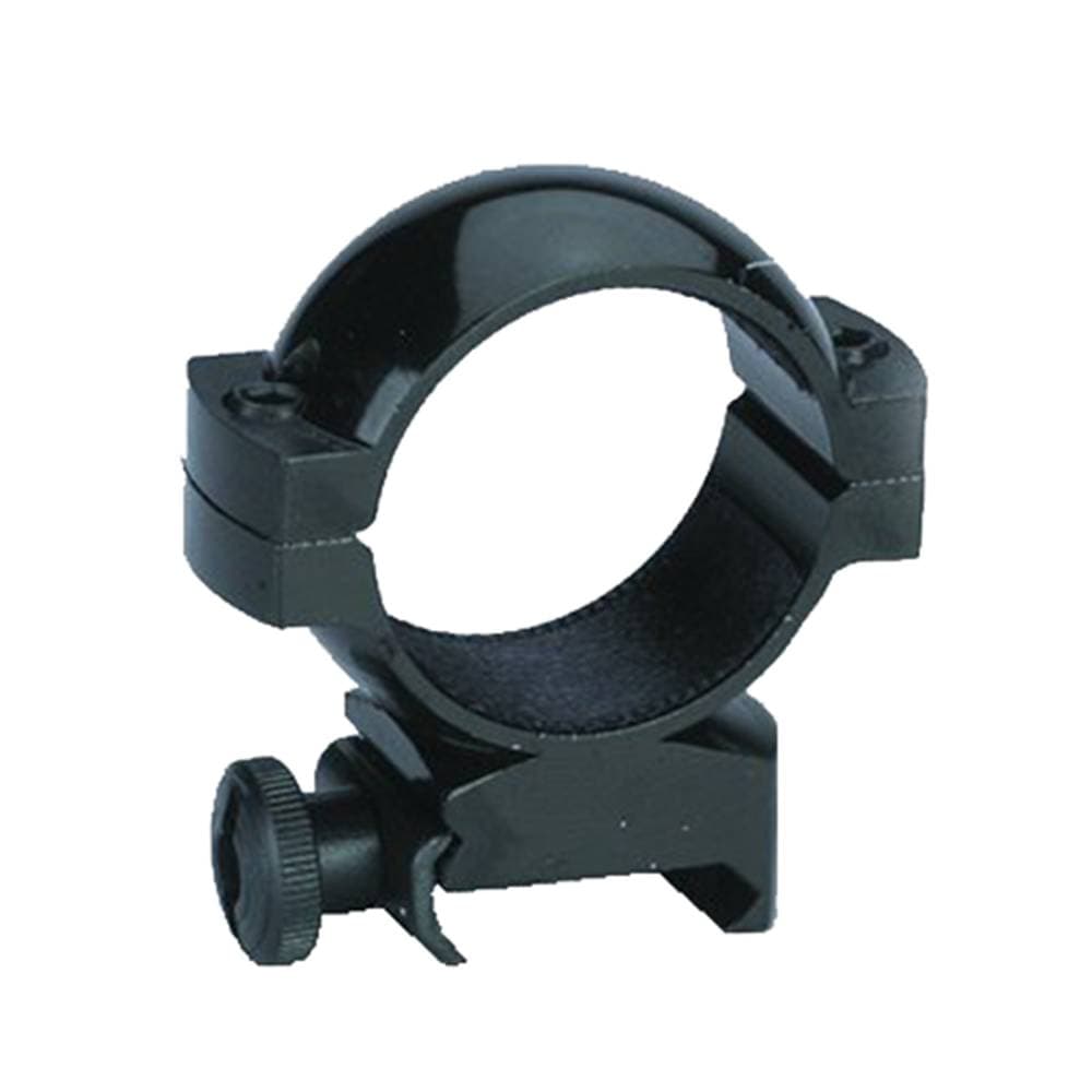 Traditions 30mm High Gloss Weaver Style Aluminum Scope Rings, Black