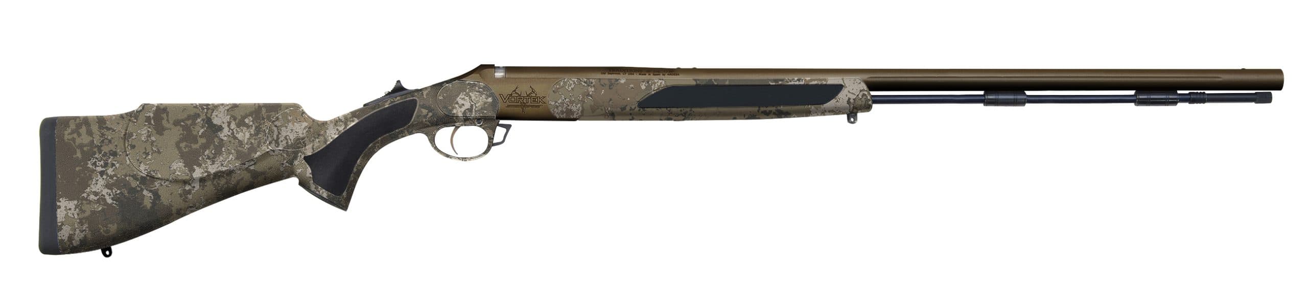 Traditions Vortek StrikerFire .50 Cal Veil Wideland Camo, 28" Burnt Bronze Cerakote Finish