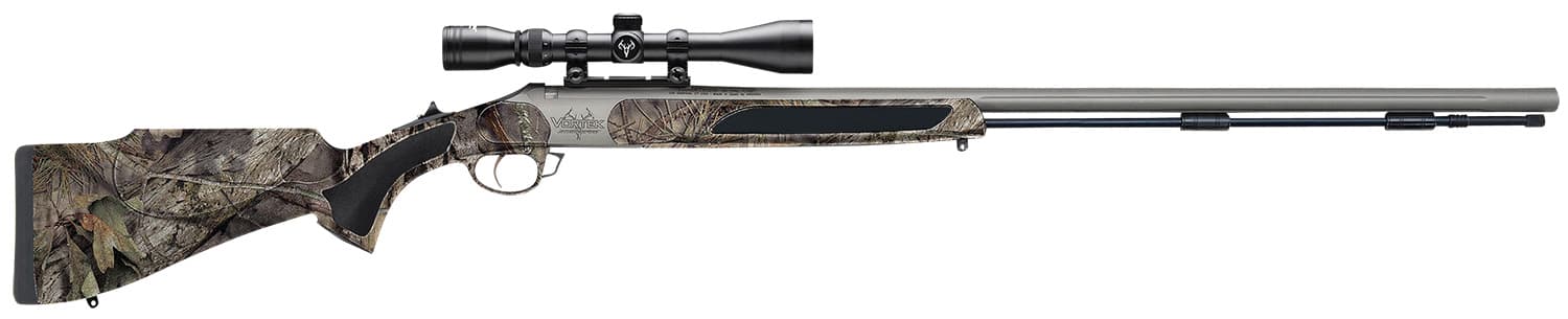Traditions Vortek StrikerFire .50 Cal Mossy Oak Break Up Country, 28" Premium Cerakote Finish w/3-9x40 Scope