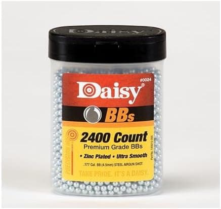 Daisy BB's: 2400 Count Bottle
