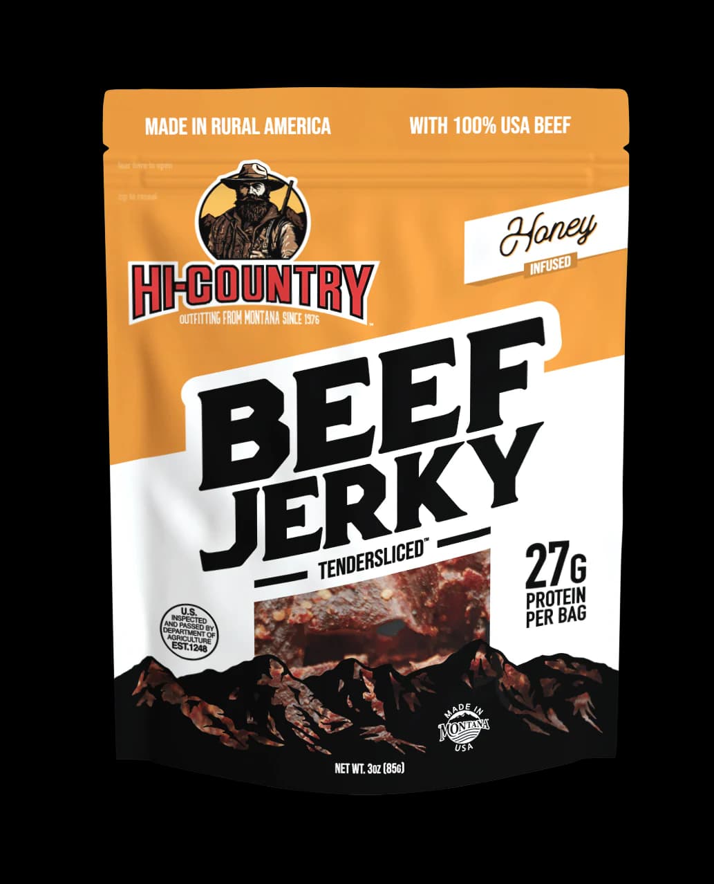 Hi-Country 3oz Beef Jerky - Honey Infused