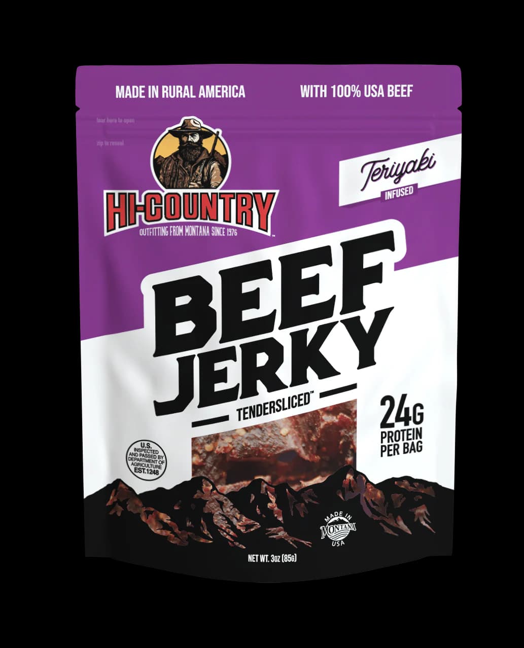Hi-Country 3oz Beef Jerky - Teriyaki Infused