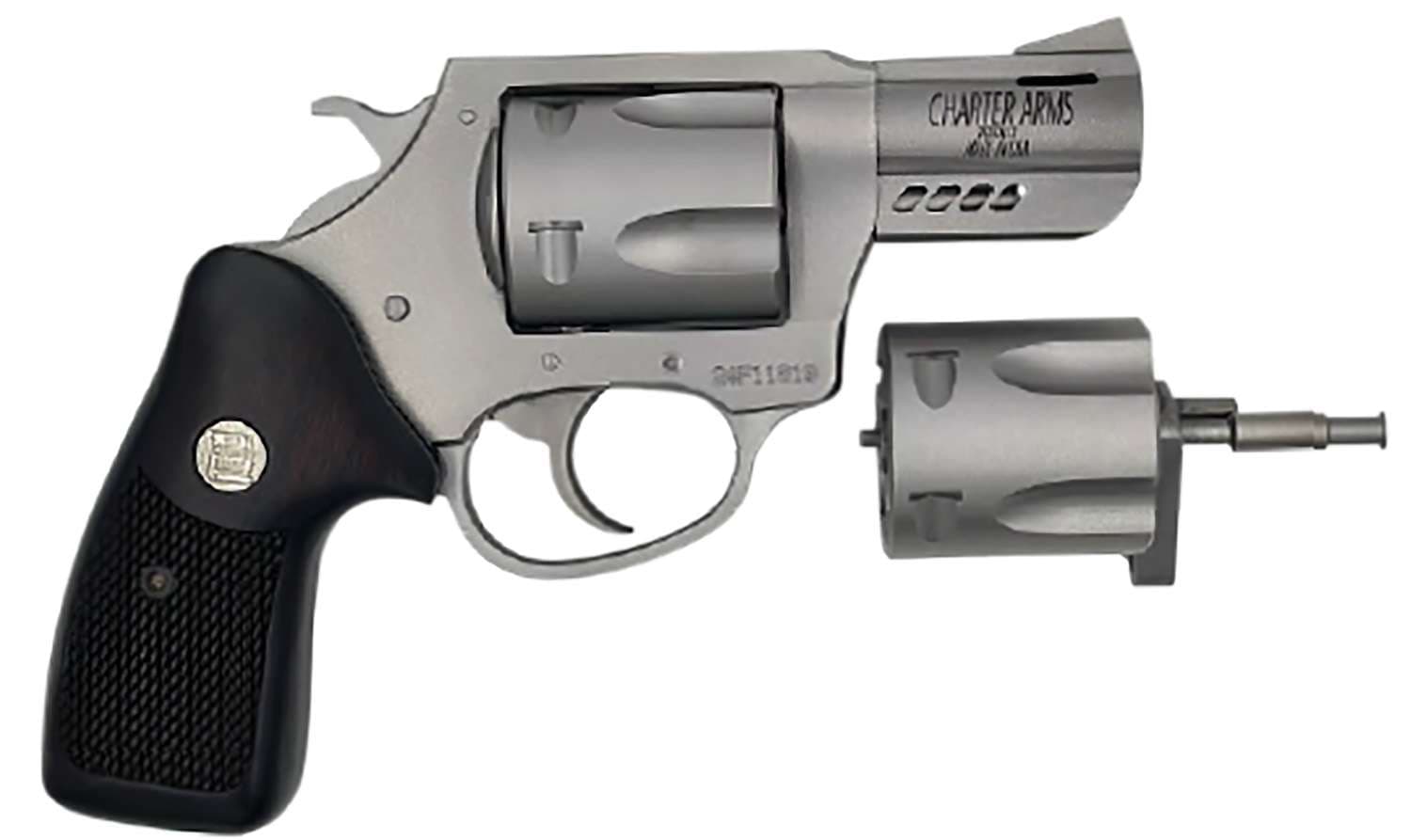 Charter Arms Double Dog .9mm/.357 Magnum, Stainless