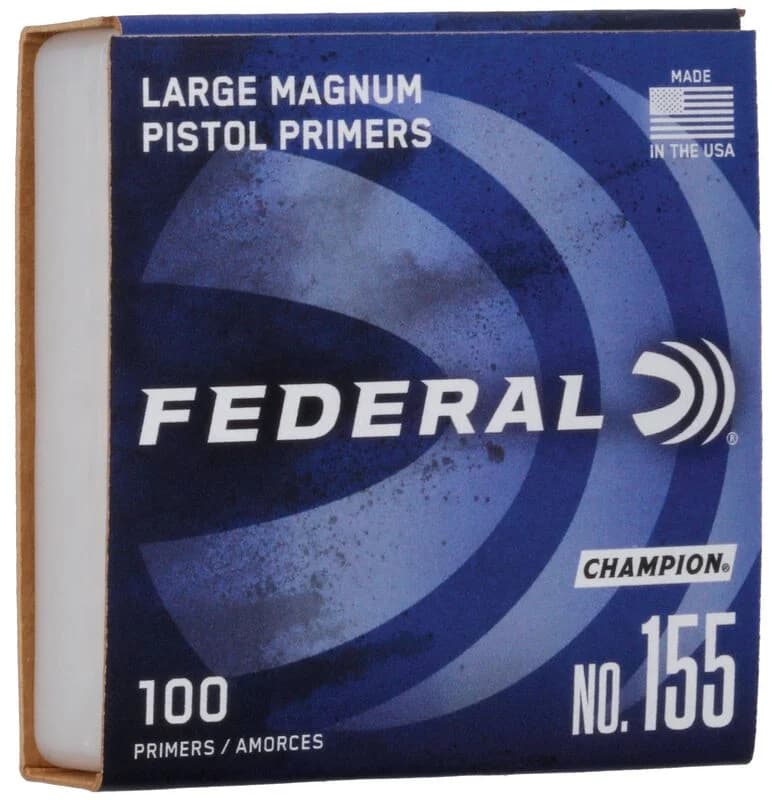 Federal Champion Centerfire Primer, .155, Large Magnum Pistol