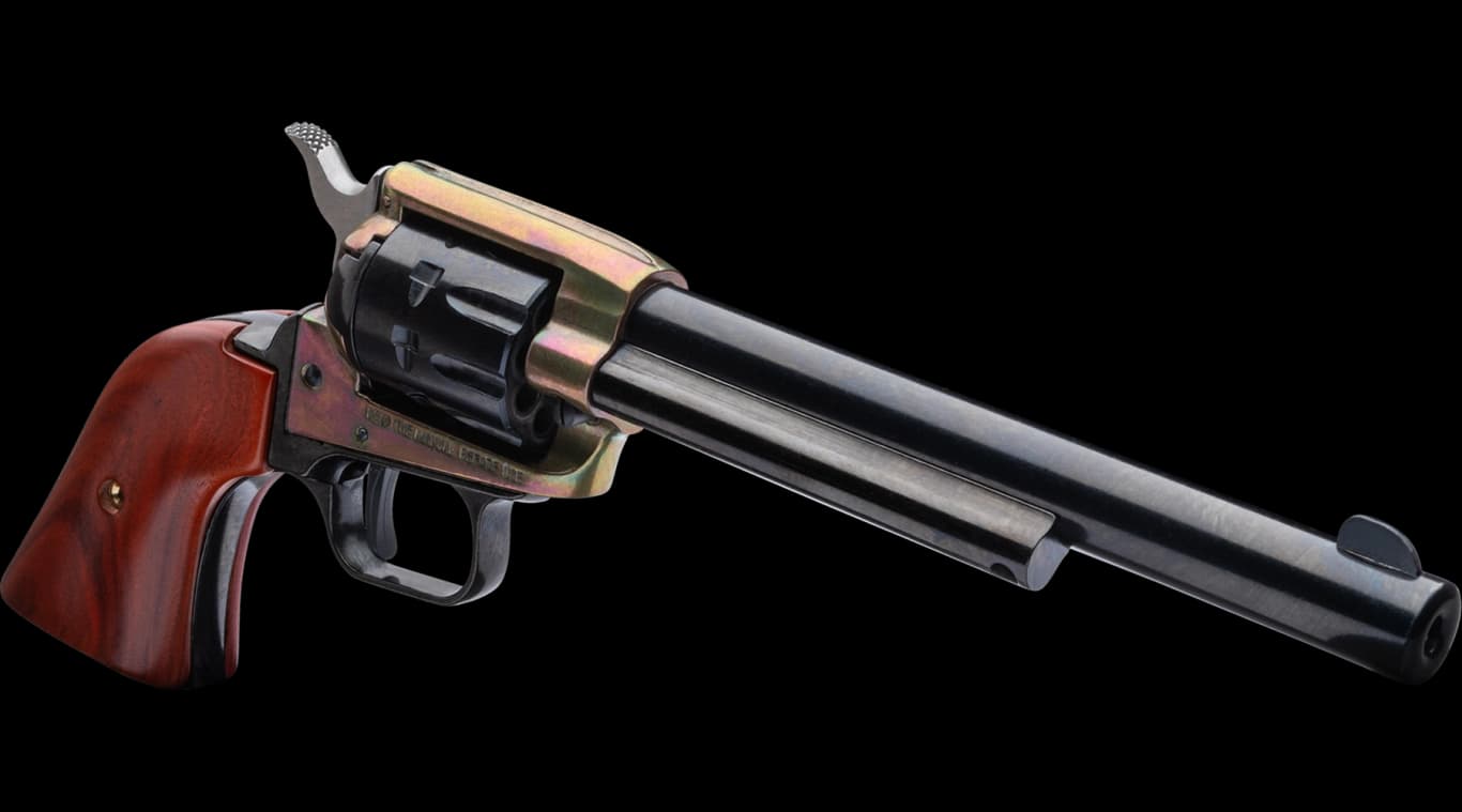 Heritage 6.5" Rough Rider® Case Hardened .22 LR, Simulated Case Hardened, 6 Rounds, Cocobolo Grip