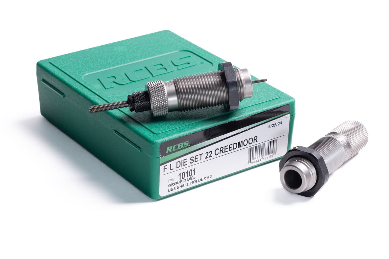 RCBS Full Length Die Set - 22 Creedmoor, Group D