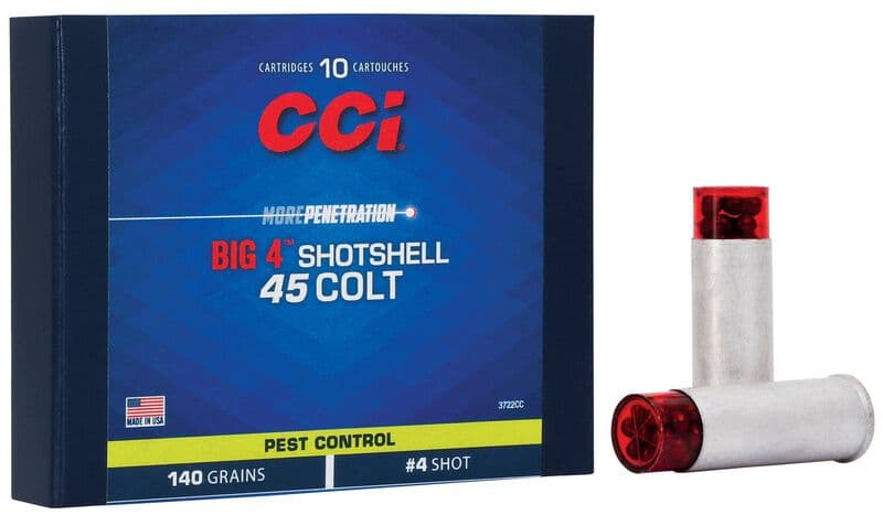 CCI 45 Colt Shotshell 4 Shot, 10rds