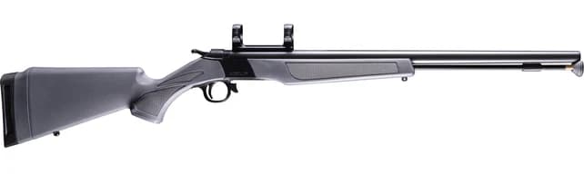 CVA Wolf™ Muzzleloader Rifle - .50 Cal Blued Steel with Stealth Grey Stock