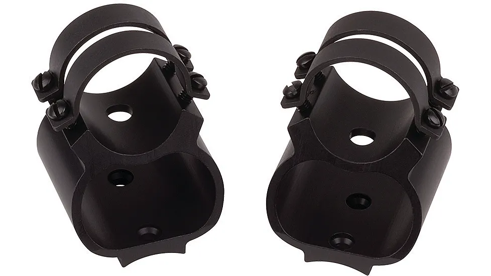 Weaver Steel Lock Mount, 1in, .22 See-Thru Black