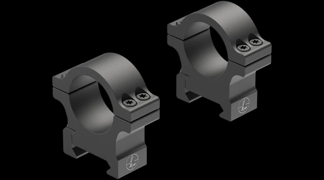 Leupold Cross-Slot (Weaver Style) Open Range Cross-Slot Rings 1" Medium Matte