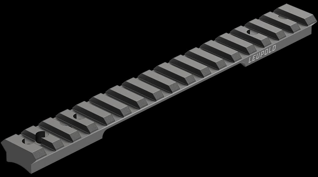 Leupold BackCountry Cross-Slot 1-pc Base for Savage 110 Round Rcvr LA/Axis, Comes w/2 Sets of Screws, Matte Black