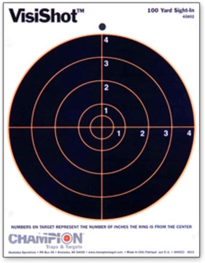 Champion Visishot Targets Ron Shirk Shooting Supplies LLC