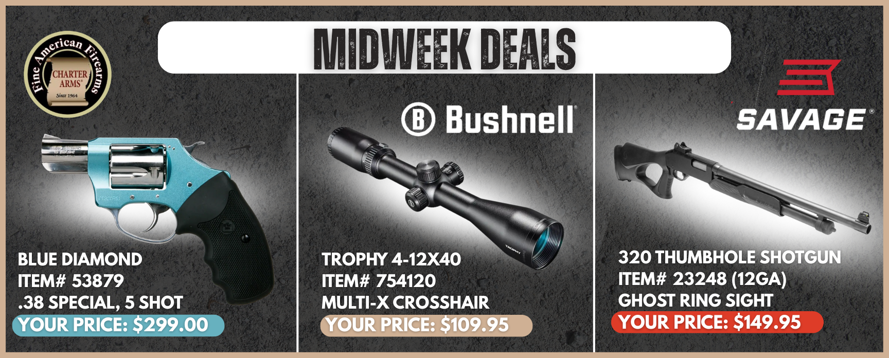 Midweek Deals